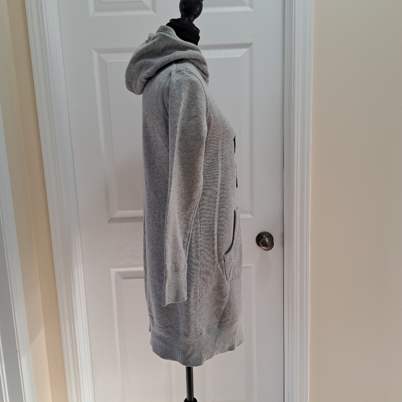 Uniqlo x Disney Minnie Mouse Sweatshirt Dress Women's Medium Hoodie Grey Tunic - Picture 10 of 12